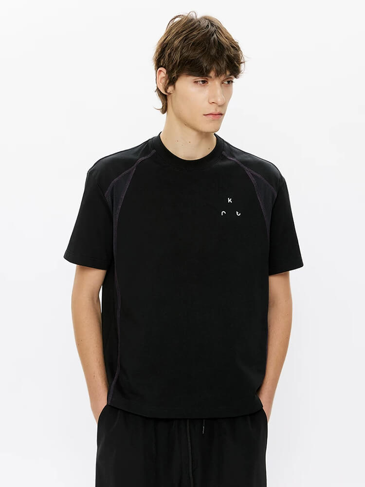 Crew Neck Cool Touch Cotton Polyester Short Sleeve T‑Shirt - Image 3